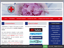 Tablet Screenshot of ortopediabenedetti.it